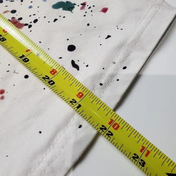 Finjani Paint Splatter Graphic Tee Women's Top Rainbow Color LGBT Size Small - Picture 5 of 6